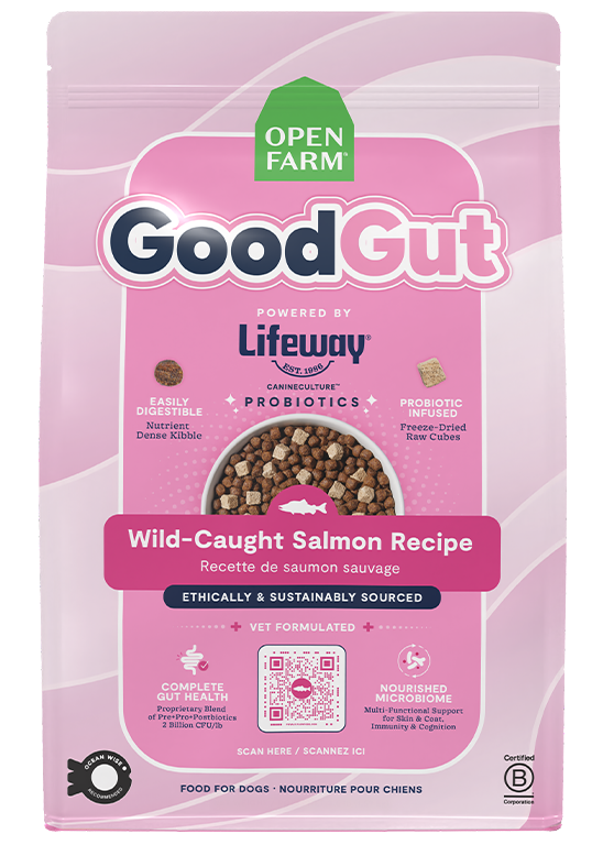 Open Farm GoodGut Wild-Caught Salmon Dog Kibble