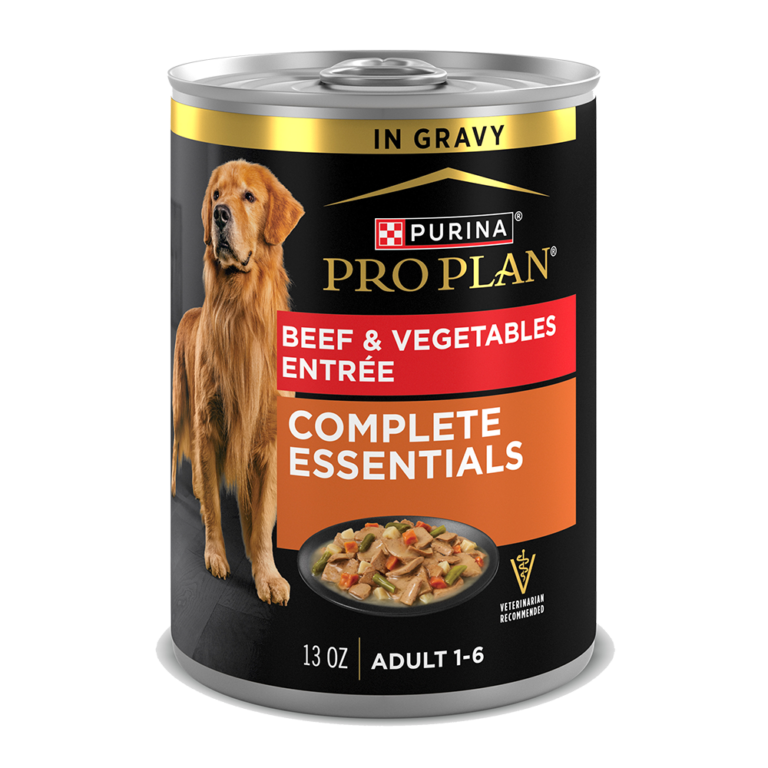 Purina Pro Plan Complete Essentials Beef & Vegetables Entree in Gravy Wet Dog Food