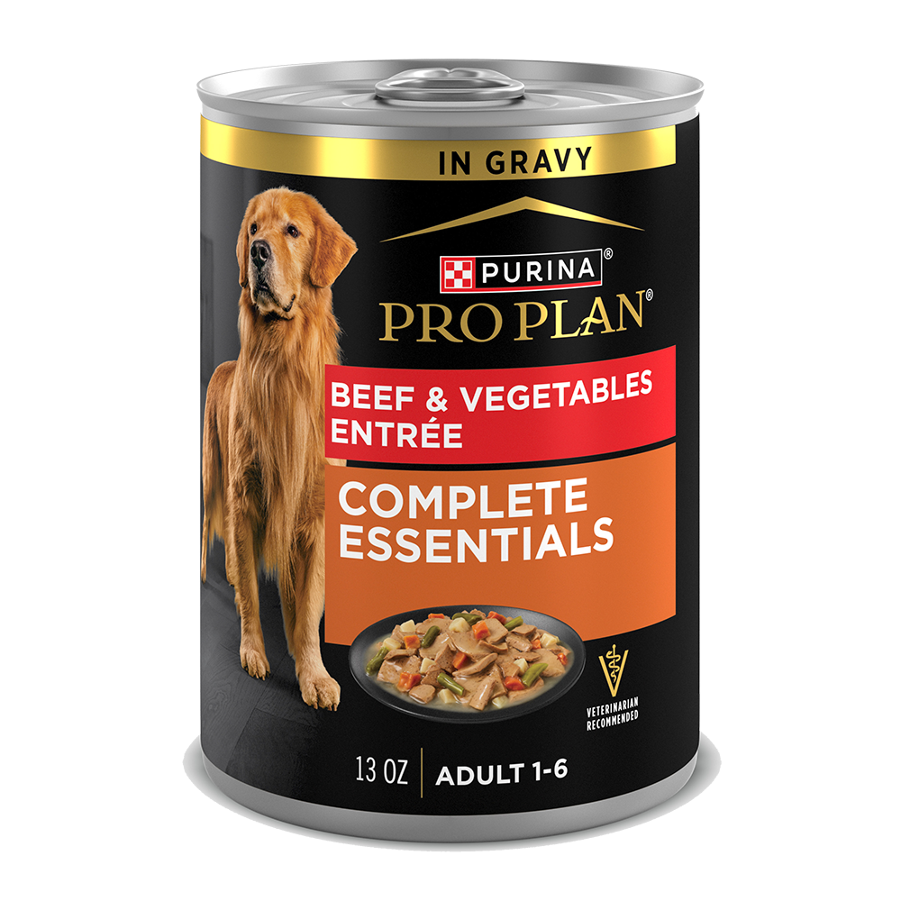 Purina Pro Plan Complete Essentials Beef & Vegetables Entree in Gravy