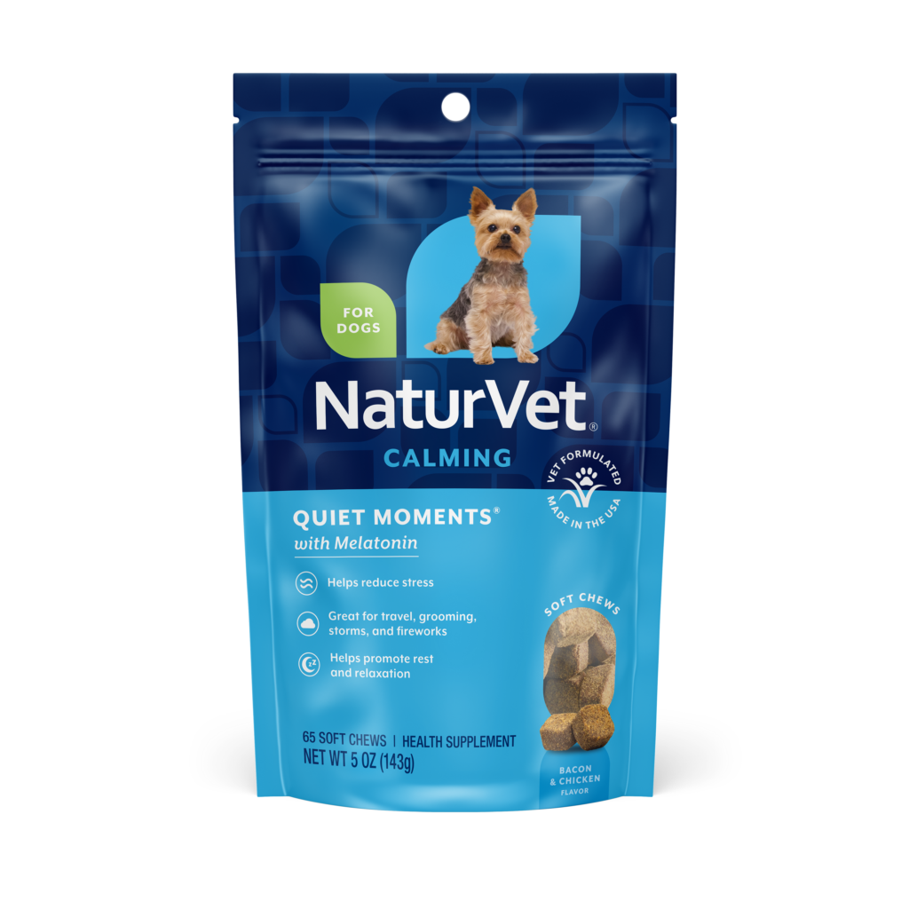NaturVet Quiet Moments Calming Soft Chews for Dogs