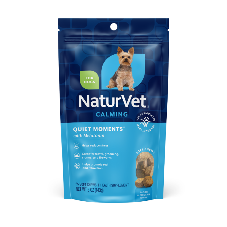 NaturVet Quiet Moments Calming Soft Chews for Dogs