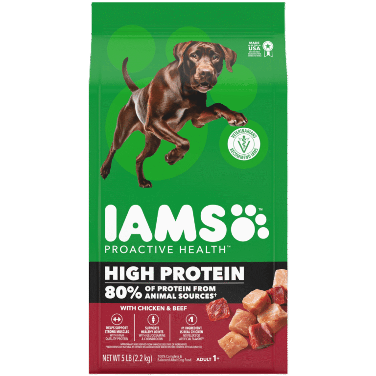 IAMS Proactive Health High Protein Dry Dog Food With Chicken & Beef