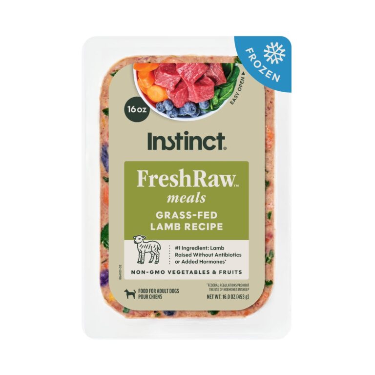 Instinct FreshRaw Meals Grass-Fed Lamb Recipe Dog Food