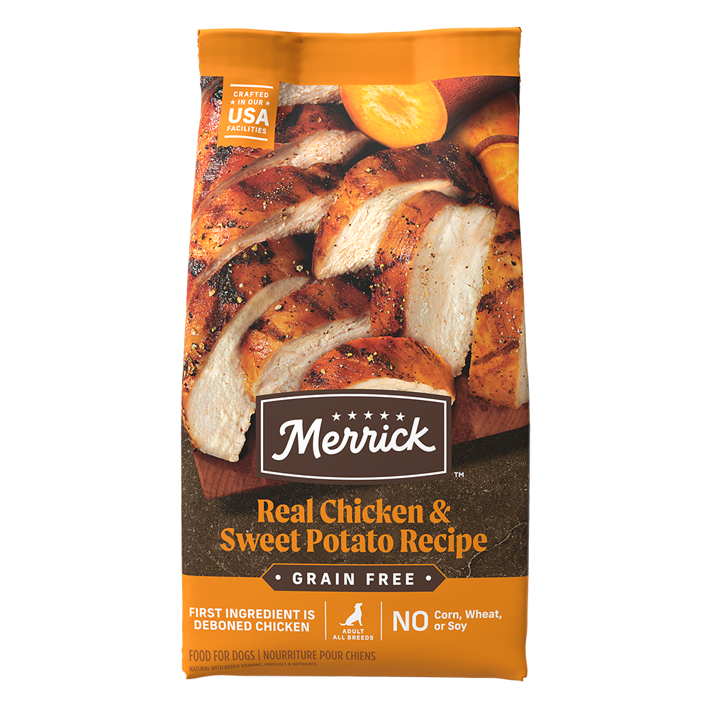 Merrick Grain Free Real Chicken + Sweet Potato Recipe Dog Food