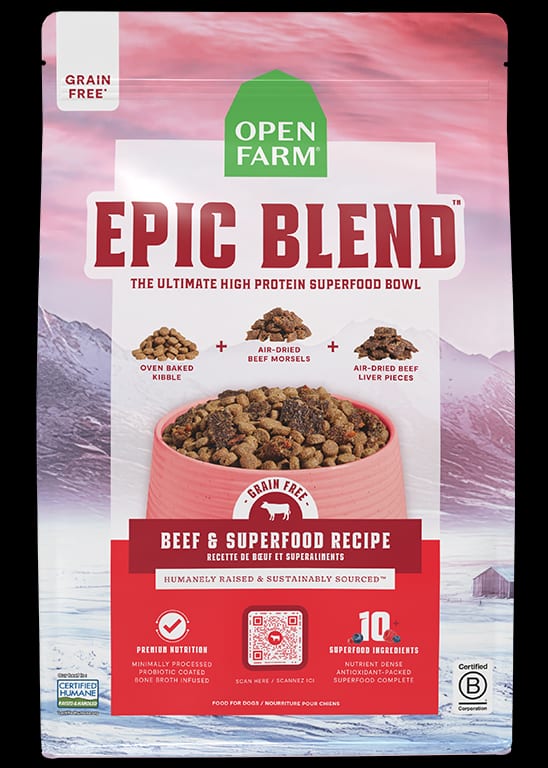Epic Blend Beef & Superfood Grain-Free Dog Kibble