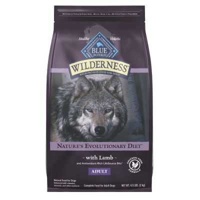 Blue Buffalo Wilderness Adult Dog Food Chicken-Free Lamb Recipe