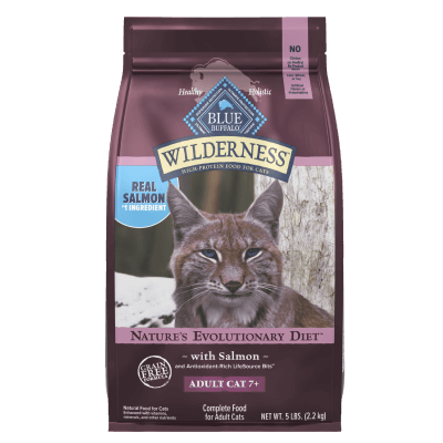 Blue Buffalo Wilderness Salmon Recipe for Adult Cats 7+