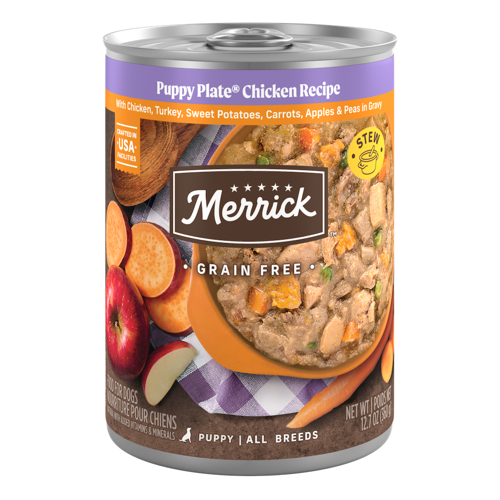 Merrick Grain Free Puppy Plate Chicken Recipe In Gravy