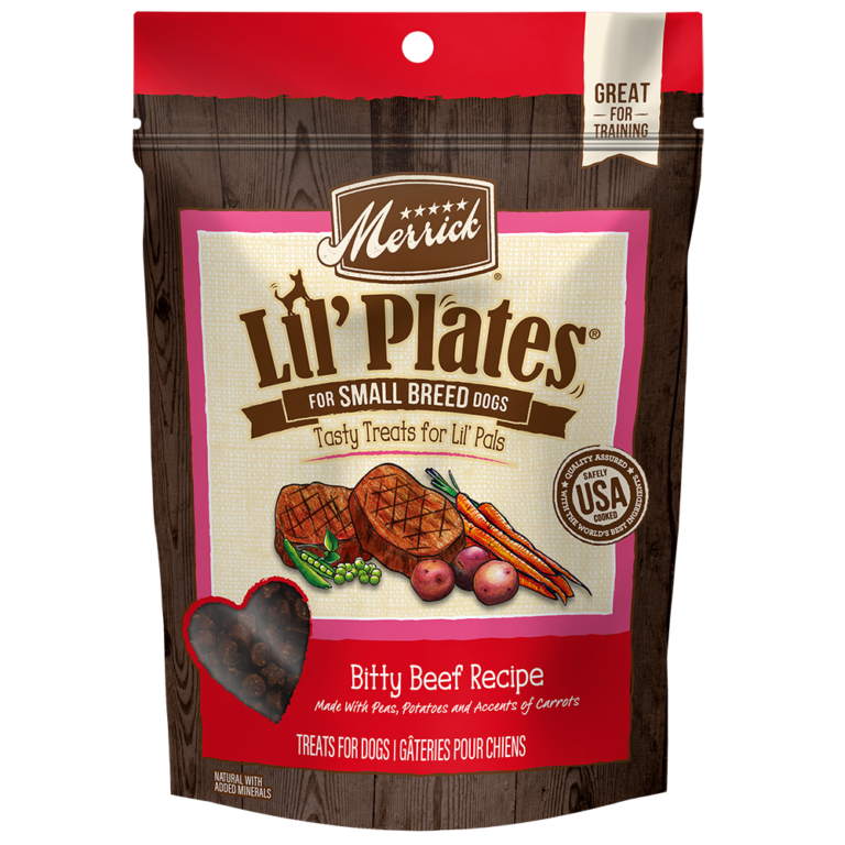 Merrick Lil' Plates Bitty Beef Recipe Dog Treats
