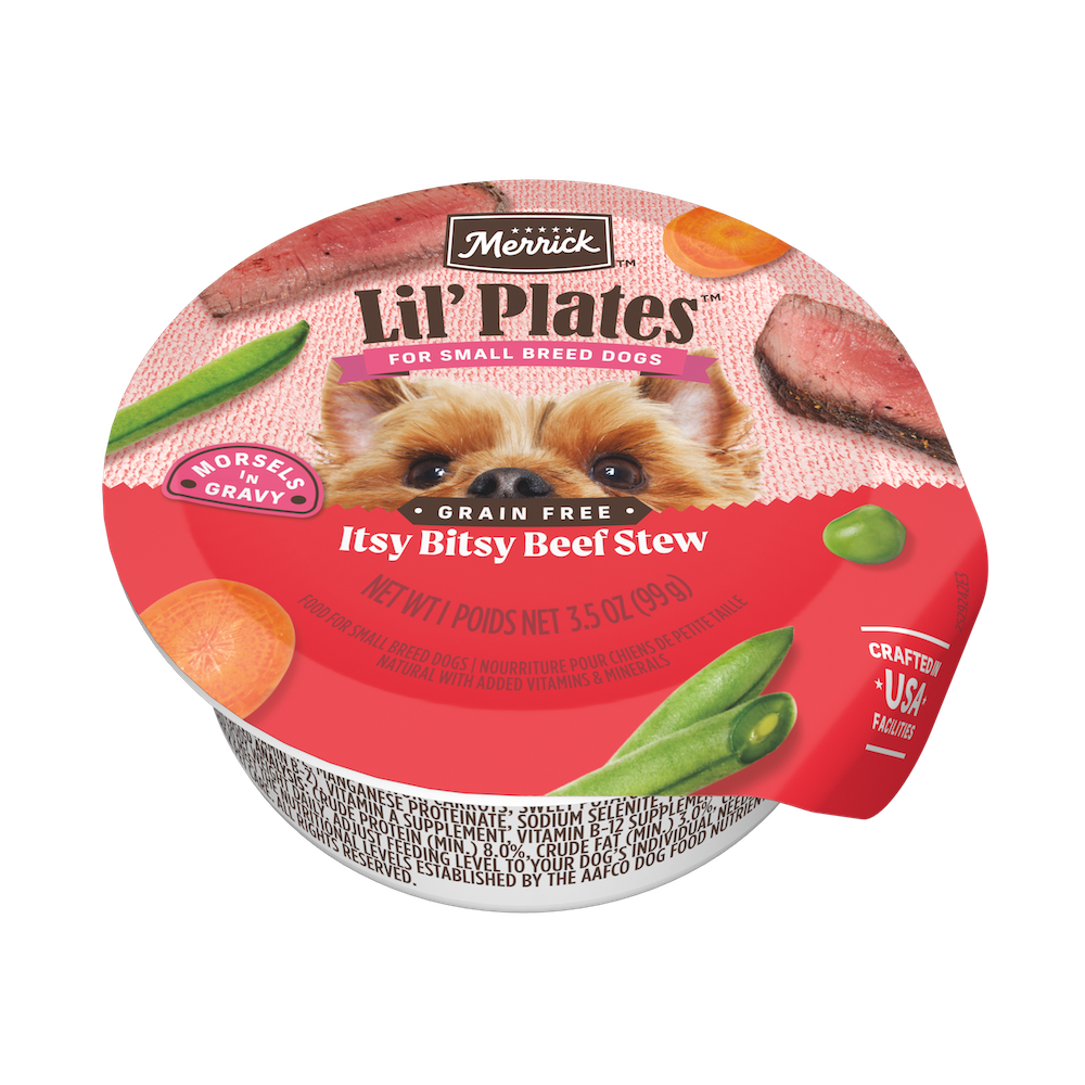 Merrick Lil’ Plates Itsy Bitsy Beef Stew Wet Dog Food
