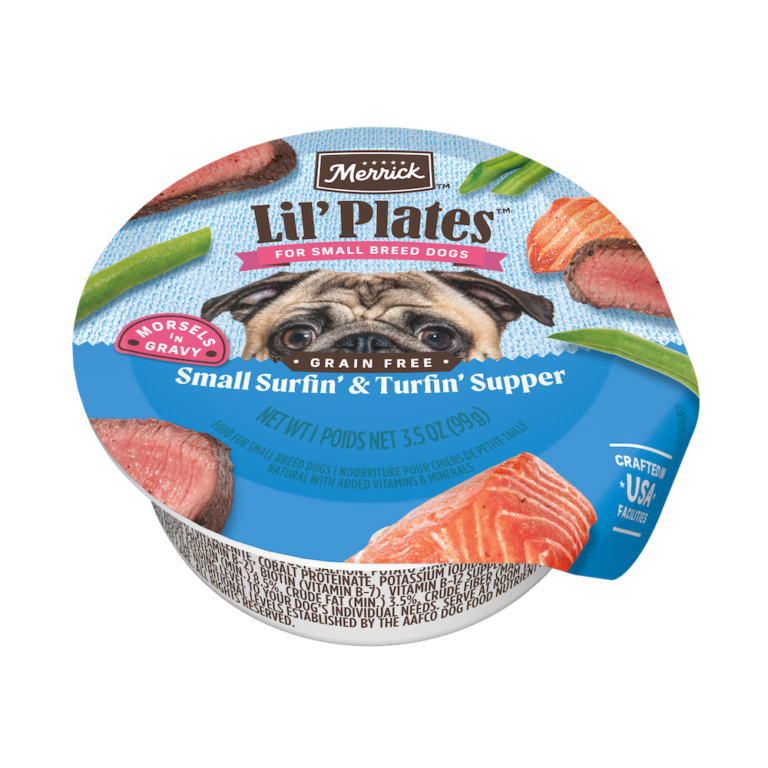 Merrick Lil' Plates Small Surfin' + Turfin' Supper in Gravy