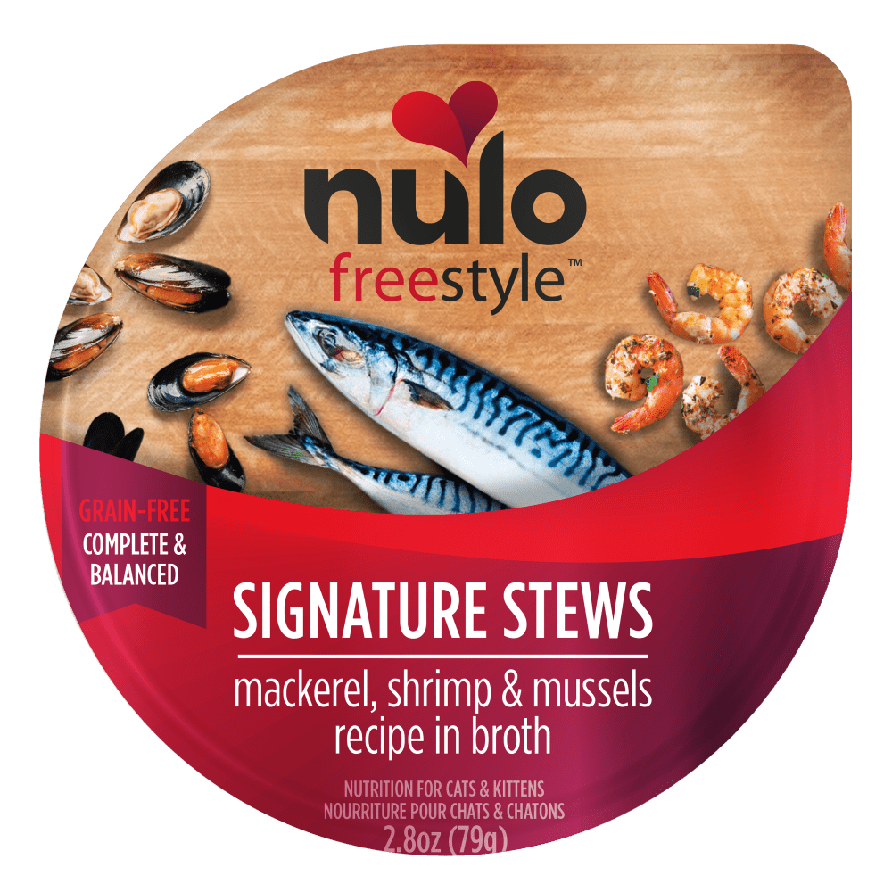 Nulo Nulo FreeStyle Signature Stews Mackerel, Shrimp & Mussels Recipe for Cats