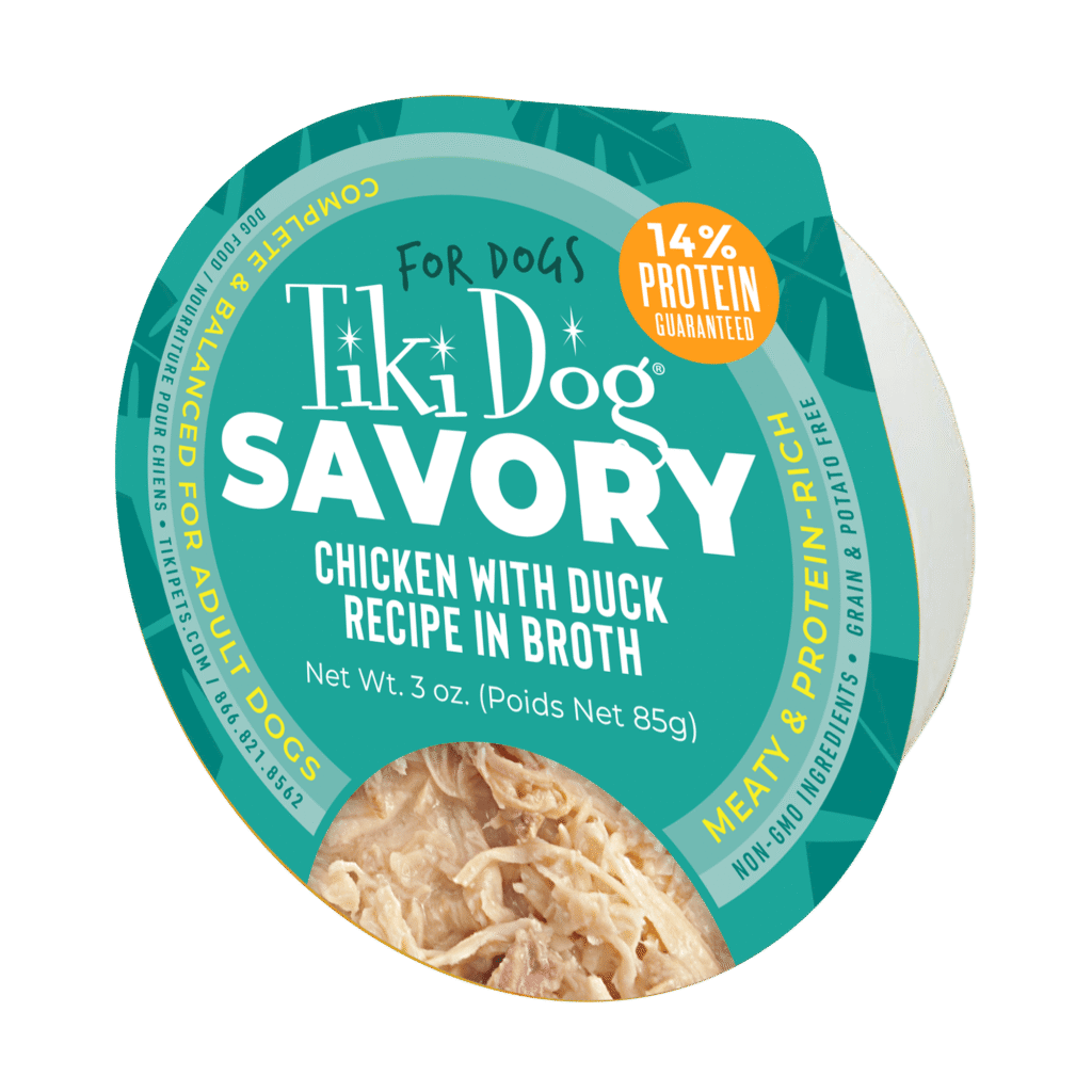 Tiki Dog Tiki Dog Chicken with Duck Recipe in Broth - Tiki Pets