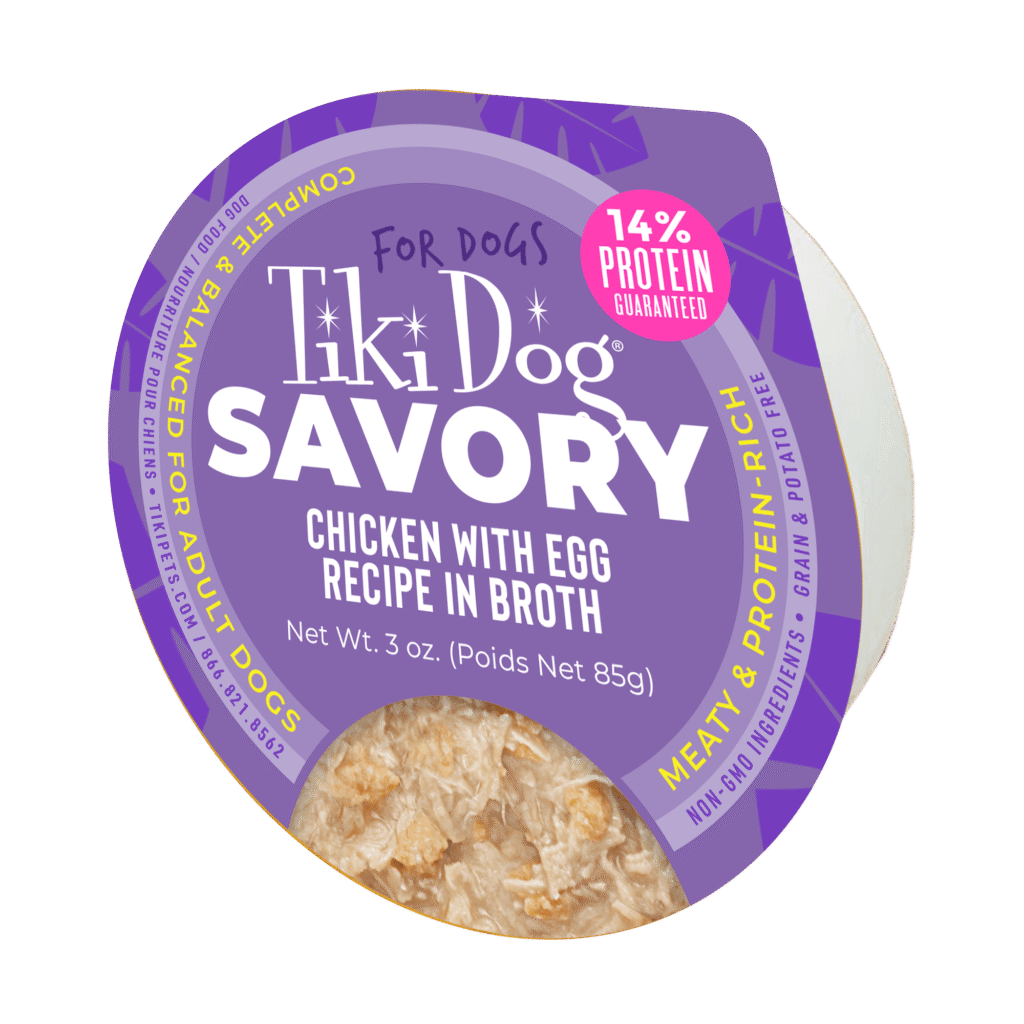 Tiki Dog Tiki Dog Chicken with Egg Recipe in Broth - Tiki Pets